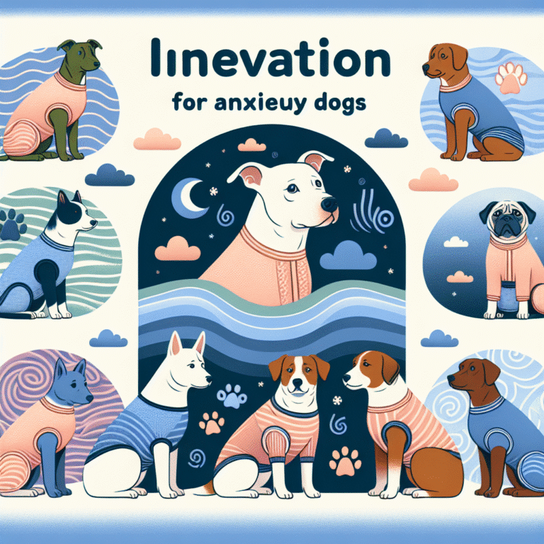 Roupas terapêuticas para cães ansiosos: Uma solução inovadora