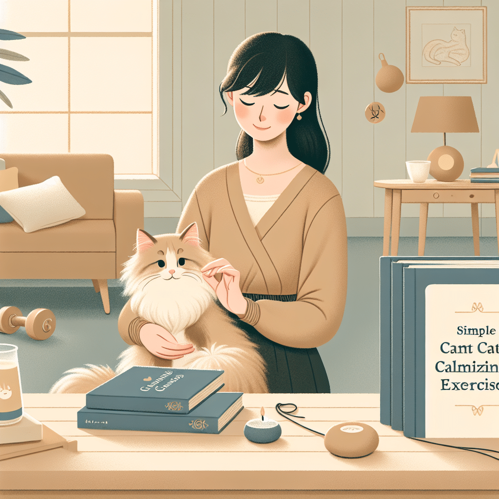 exercícios simples para acalmar gatos agitados