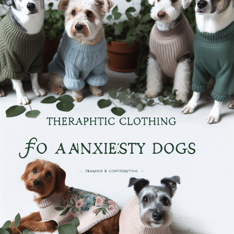 roupas terapêuticas para cães ansiosos