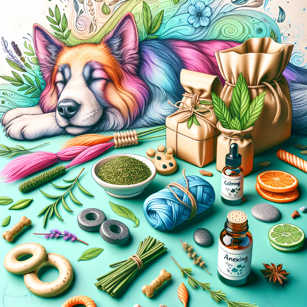 Produtos naturais para ansiedade em pets: O que considerar