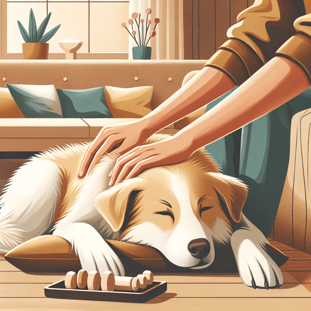 benefícios da massagem em pets nervosos