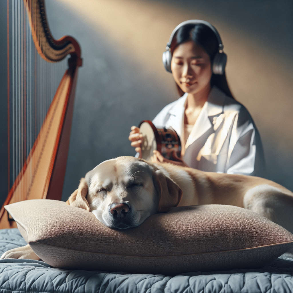 como a musicoterapia ajuda cães ansiosos