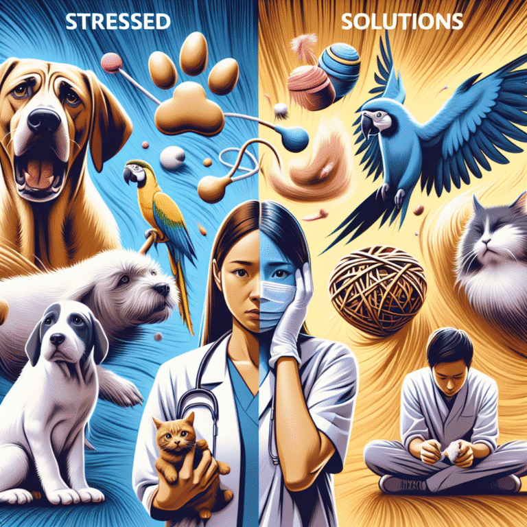animais de estimação estressados: causas e soluções